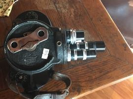 1930's movie projector with lenses priced  separately