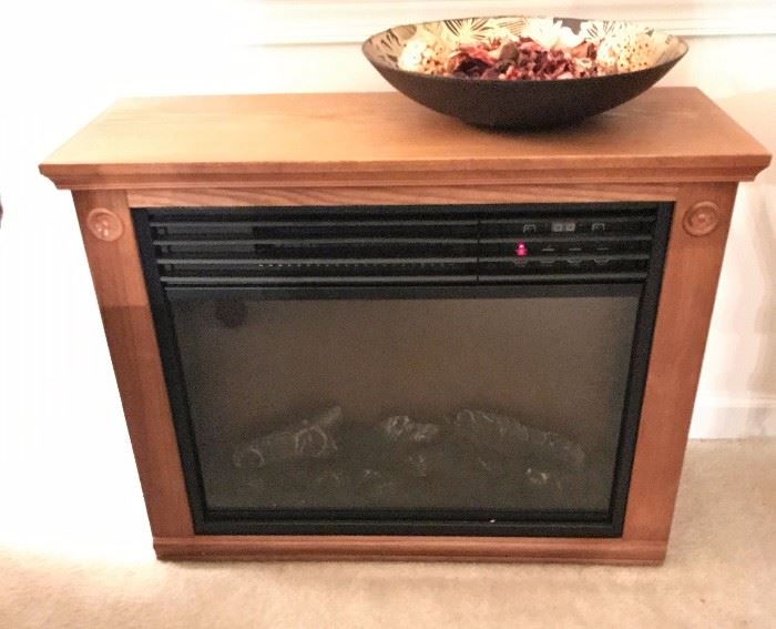 Portable Fireplace Heater with Remote