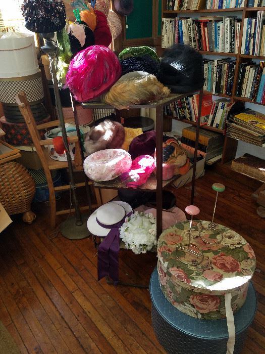 A great selection of vintage hats
