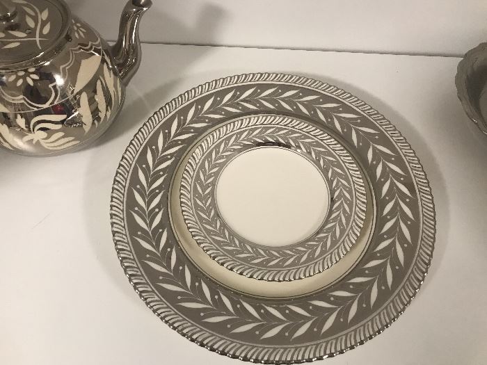 Johnson Bros. With  Rockwell Silver China