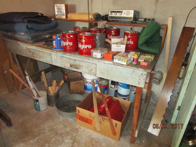 Old work bench