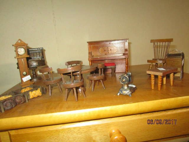 vintage doll house furniture