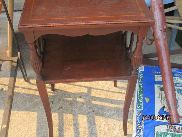vintage telephone table