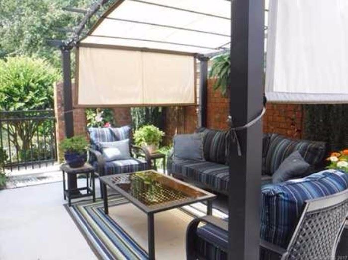 Sunbrella outdoor furniture - shade screen not for sale