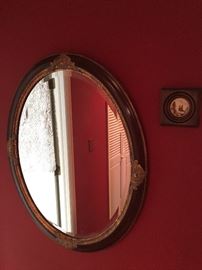 And this large mirror is lovely in any area