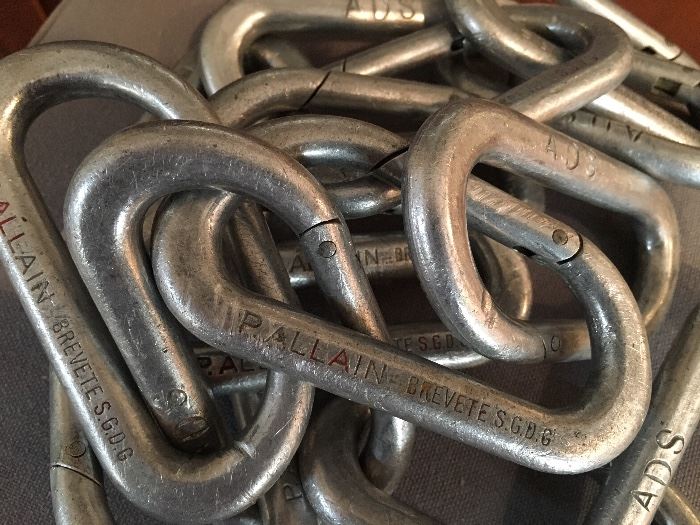 If you only own one carabiner- it should be one of these vintage beauties by P. Allain -- A piece of climbing history and a story worth investigating! (And a great rare gift for the climber in your life)