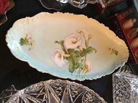 Hand painted German porcelain