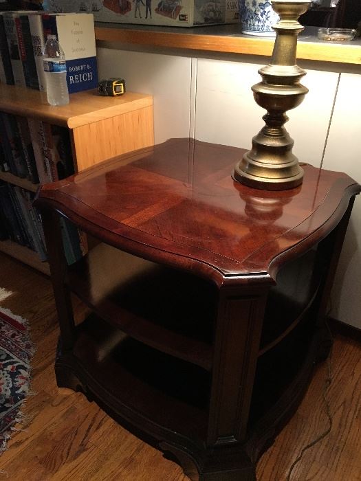 Two tiered lamp table, 