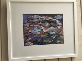 "Swimming Upstream" by Louise LaBauve Saxon