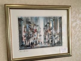 Armin Birkel lithograph