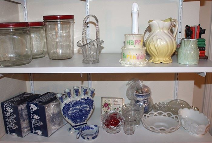 Antique and Vintage Pottery and Glassware