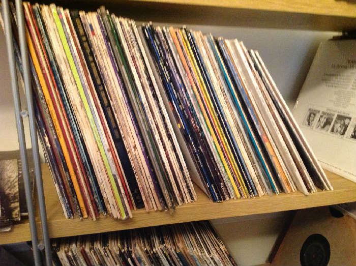 Vinyl records and 45's