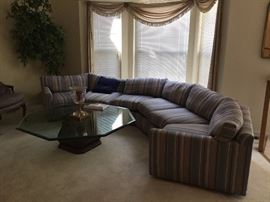 Henredon sectional sofa
