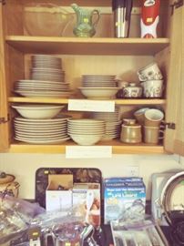 Dishes & kitchen utensils