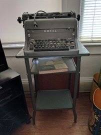 Vintage typewriter & stand