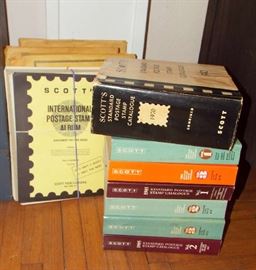 Very old stamp collectors supplies & books