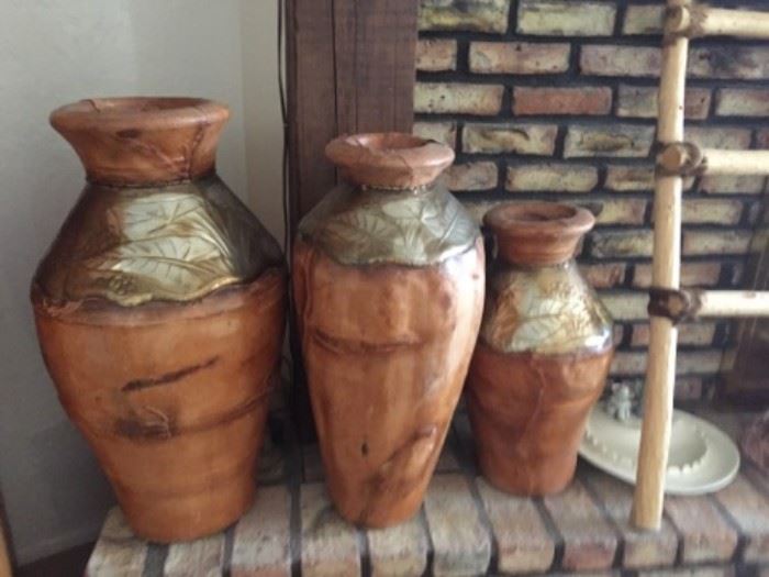 Leather / Copper Pottery