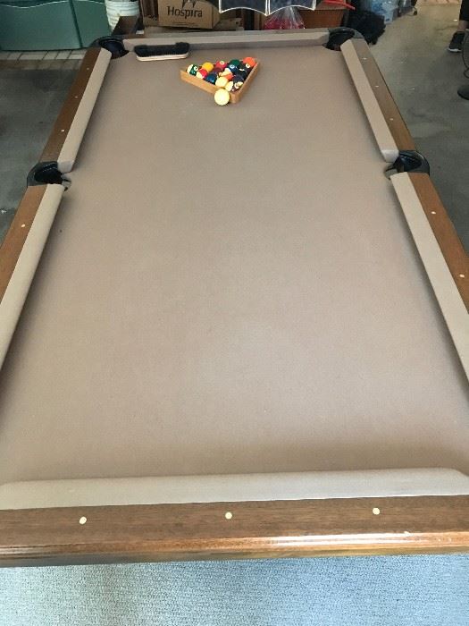 Single Slate Pool Table