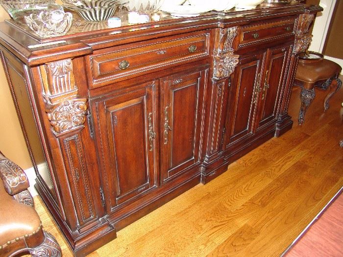 Front of sideboard
