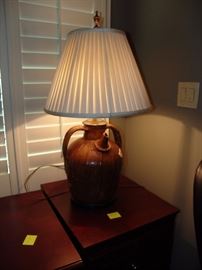 Antique jug lamp