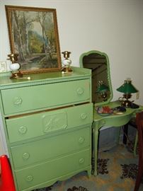 Painted chest of drawers