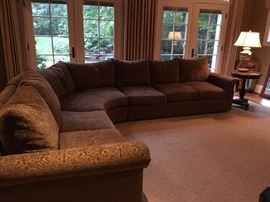 Old Hickory Tannery Sectional - super soft and comfy, excellent condition