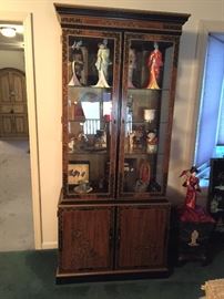  Asian china cabinet $400