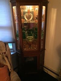  Corner  China cabinet $300