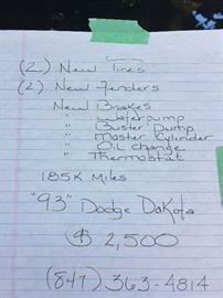  1993 Dodge Dakota same as previous picture 