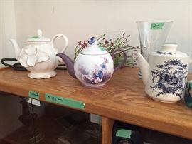 China Tea pots $15 each