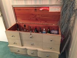 Brass candle lamp with seahorse space $50