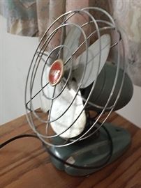  Mid century  tabletop fan $50