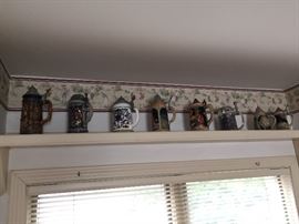 Antique German steins $30 each