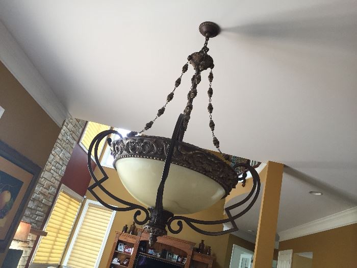 Large  entryway chandelier absolutely beautiful $300