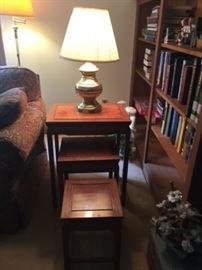 Nesting Tables and Lamp