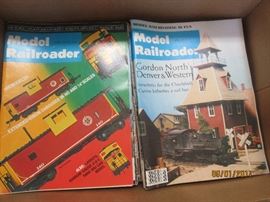 Old railroad magazines  newspapers etc