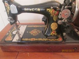 Beautiful old Singer sewing machine