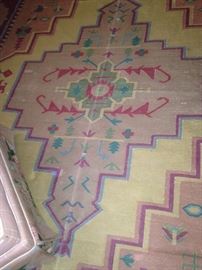 8 feet x 10 feet Santa Fe style rug