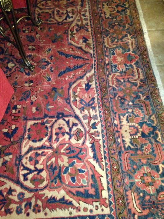 Impressive 8 feet 9 inches x 12 feet 6 inches antique rug