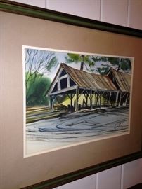 Framed art by Tylerite A.C. Gentry