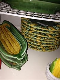 Corn style Bordallo Pinheiro Art Pottery - C.Rainha - made in Portugal