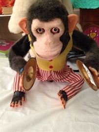 Vintage Jolly Chimp with Cymbals