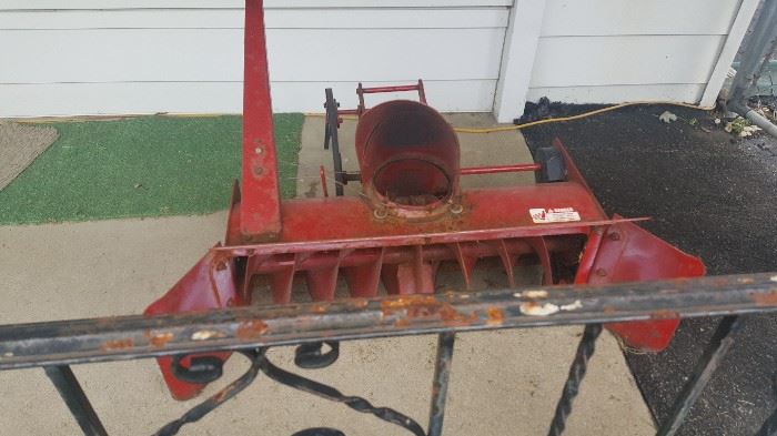 Plow attachment with mower