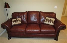 Leather sofa
