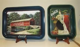 Vintage Coke trays