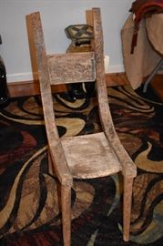 Hand Carved Grecian Chair