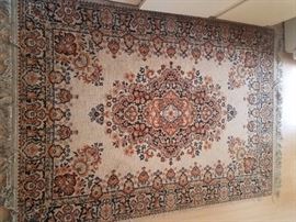 VINTAGE RUG AND TWO JUTE RUGS