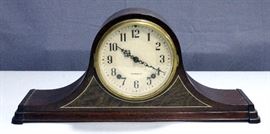 Plymouth 8 Day Mantle Clock, 18"W, No Key