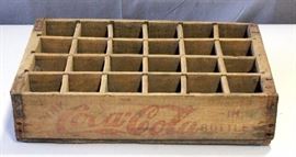 Vintage Coca-Cola Coke Ottawa Kansas Bottle Crate, 18"L x 12"W