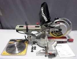 Craftsman 12" Sliding Compound Miter Saw with Laser Trac Model 137.212390, Includes 2 Saw Blades and Manual